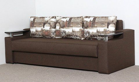 Диван єврокнижка Мюнхен ДН коричневий (F41) F41-3652 фото
